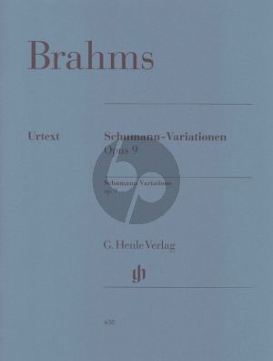 Brahms Schumann Variationen Op.9 Piano solo (edited by Margit L. McCorkle) (Henle-Urtext)