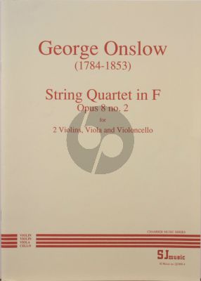 Onslow Quartet F-major Op. 8 No. 2 2 Violins-Viola and Violoncello (Parts)