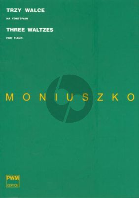 Moniuszko 3 Waltzes Piano solo