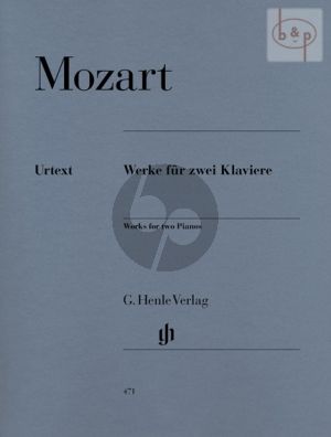 Werke 2 Klaviere Partitur ( 2 copies needed for performance)