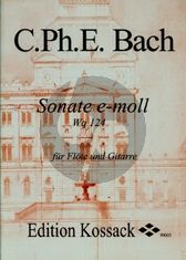 Bach Sonate e-moll WQ 124 Flute-Guitar (Kloyer)