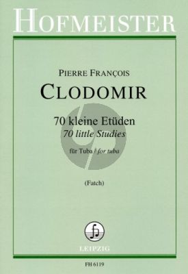 Clodomir 70 Kleine Etuden Tuba (William S. Fatch)