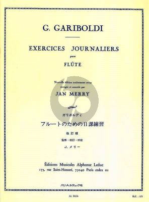 Gariboldi Exercises Journaliers Op. 89 Flute (Jan Merry)