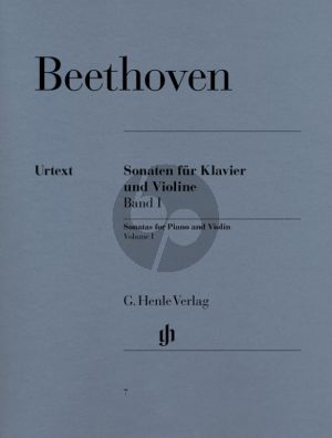 Beethoven Sonaten Vol. 1 Violine und Klavier (edited by Sieghard Brandenburg -Fingersatz von Hans-Martin Theopold und Violinestimme von Max Rostal.) (Henle-Urtext)