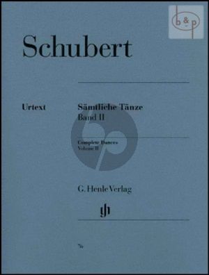 Schubert Samtliche Tanze Vol.2 fur Klavier (Paul Mies (Herausgeber) Hans-Martin Theopold (Fingersatz)) (Henle-Urtext)