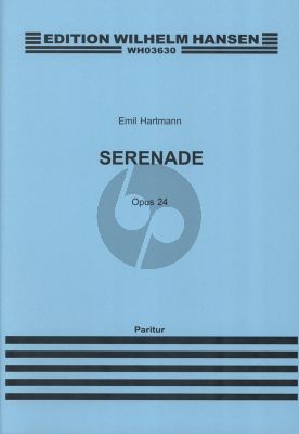 Hartmann Serenade Op.24 for Clarinet in A [Violin/Viola], Violoncello and Piano Score and Parts (Romantic - Moderate Difficulty)
