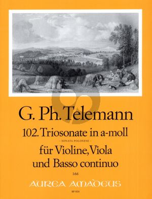 Telemann Triosonate a-moll TWV 42:a8 (Sonata Polonese) Violine-Viola-Bc (Bernhard Pauler)