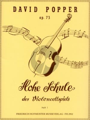 Popper Hohe Schule des Violoncellspiels Op.73 Vol.1
