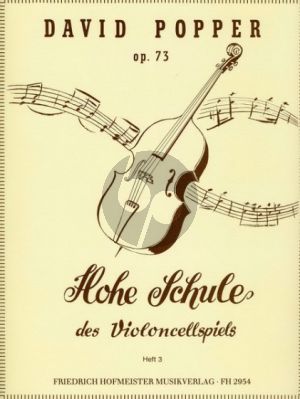 Popper Hohe Schule des Violoncellspiels Op.73 Vol.3