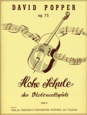 Popper Hohe Schule des Violoncellspiels Op.73 Vol.4