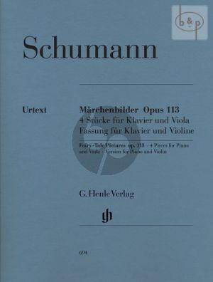 Marchenbilder op.113 Violine und Klavier  (edited by Wiltrud Haug-Freienstein)