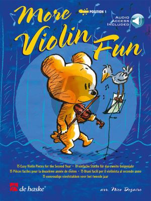 Dezaire More Violin Fun (Book with Audio online) (15 Easy Violin Pieces for the Second Year)
