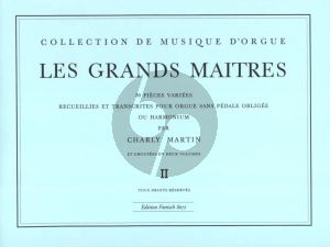 Les Grands Maitres Vol.2 67 Pieces varies (No.26 - 50) Orgel (man.) (ed. Charly Martin)