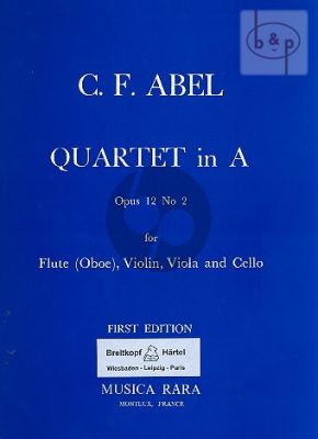 Quartet A-Major Op.12 No.2 Fl. [Ob]-Vi.-Va.-Vc.