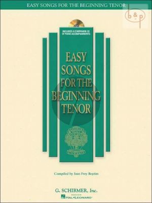Easy Songs for the Beginning Tenor Singer