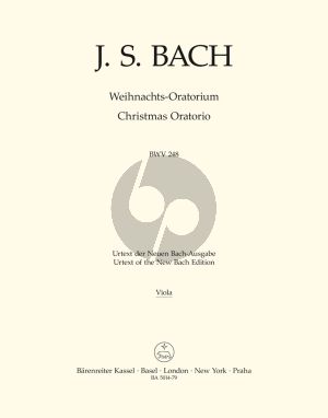 Weihnachts Oratorium BWV 248 Soli-Chor-Orch. Viola