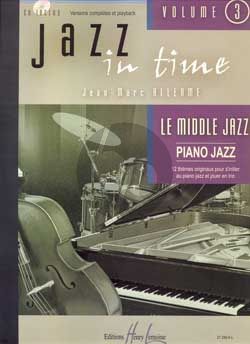 Allerme Jazz in Time Vol. 3 Middle Jazz (Piano with Bass Guitar and Percussion) (Bk-Cd)