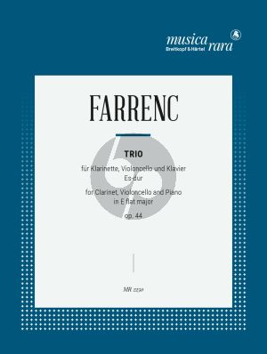 Farrenc Trio E-flat major Op.44 Clarinet in Bb, Violoncello and Piano (Newhill)