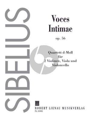 Sibelius Streichquartett d-moll Op.56 'Voces Intimae' (Studienpartitur)