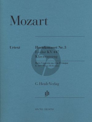 Mozart  Concerto No.3 E-flat major KV 447 (Horn F/Es) (Cadenzas by Robert D.Levin) (Henle-Urtext)