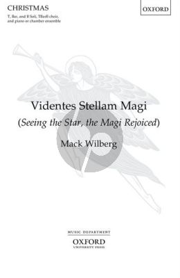 Wilberg Videntes Stellam Magi Soli with Men's Choir and Piano