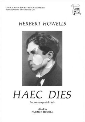 Howells Haec Dies SSATB (edited by Patrick Russill)