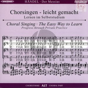 Messias HWV 56 (CD Alt Chorstimme) (2 CD's) (Chorsingen leicht gemacht) (note: DEUTSCHE-GERMAN-DUITSE spraak only!!)