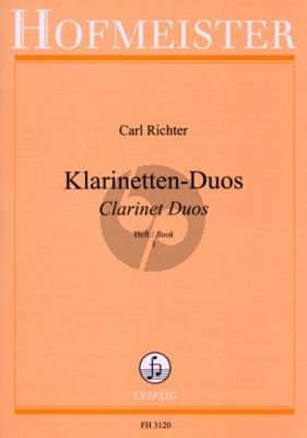 Richter Leichte Duette Vol.1 2 Klarinetten