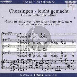 Die Schopfung (Hob.XXI:2) CD Tenor Chorstimme