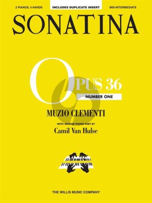 Clementi Sonatina Op.36 No. 1 2 Piano's (second piano part by Camil van Hulse)