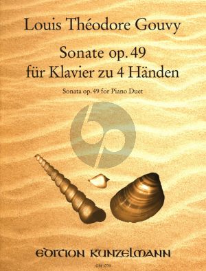 Gouvy Sonate Op.49 fur Klavier zu 4 Hande (Herausgegeben von Andreas Groethuysen)