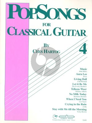 Hartog Popsongs for Classical Guitar Vol.4