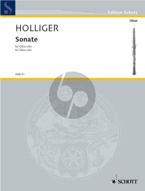 Holliger Sonate Oboe solo (1956 / 57 ,rev.1999)