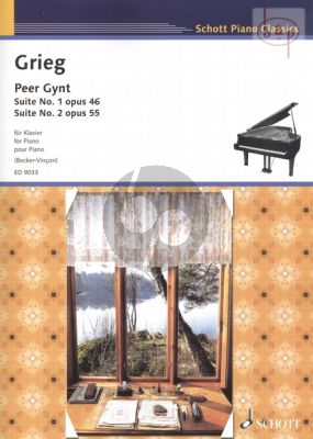 Peer Gynt Suite 1 - 2 Opus 46 und 55 fur Klavier