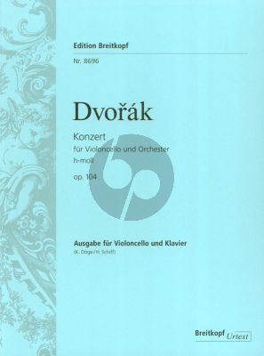 Dvorak Konzert h-moll Op.104 Violoncello und Orchester (Klavierauszug) (Klaus Doge - Heinrich Schiff)