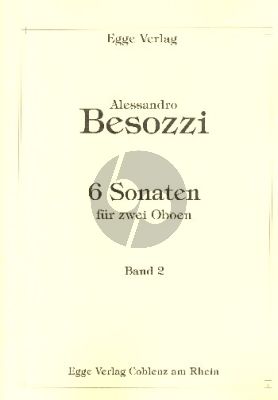 Besozzi 6 Sonaten Vol.2 2 Oboen