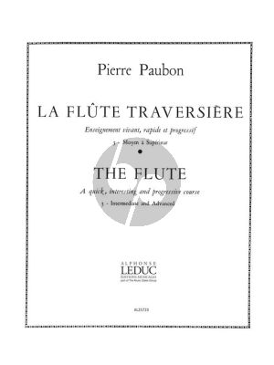 La Flute Traversiere Vol. 3 Moyen a Superieur