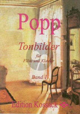 Popp Tonbilder Vol.1 (In leichter Spielart) Flöte-Klavier (Widdermann) (Grade 3)