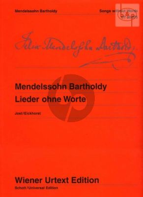 Mendelssohn Lieder ohne Worte Klavier (Wiener-Urtext)