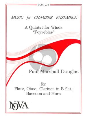 Douglass Foyveblas Woodwind Quintet (Score/Parts)