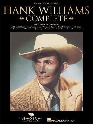 Hank Williams Complete Piano-Vocal-Guitar