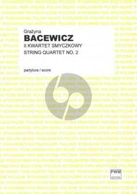 Bacewicz String Quartet No. 2 Score