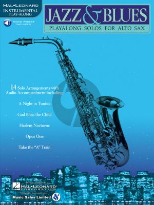 Jazz & Blues Play-Along Solos for Alto Sax (Book with Audio Access)