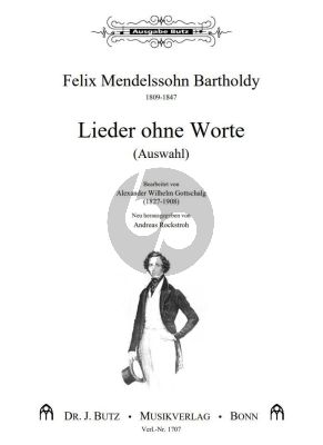 Mendelssohn Lieder ohne Worte Orgel (Auswahl) (arr. Alexander Wilhelm Gottschalg) (herausgegeben von Andreas Rockstroh)