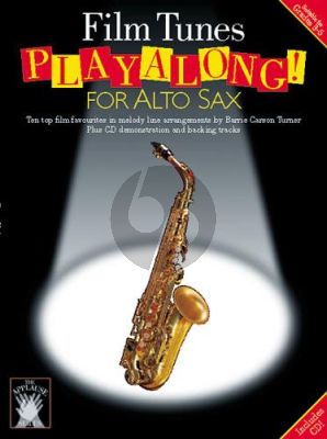 Film Tunes Playalong for Alto Saxophone (Bk-Cd) (Barrie Carson Turner) (Grades 3 - 5)