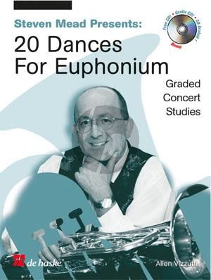 Mead Vizzutti 20 Dances (Euphonium/Baritone Bass Clef) Book with Cd (Intermediate-Advance Level)