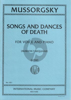 Mussorgsky Songs and Dances of Death Low Voice (Marion Farquhar) (English/Russian)