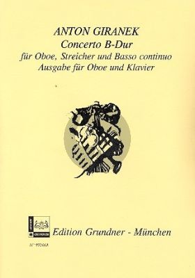 Giranek Concerto B-dur Oboe-Streicher-Bc (KA)