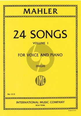 Mahler 24 Songs vol.1 (High Voice) (No.1-6)