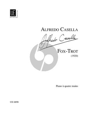 Casella Fox-Trot for Piano 4 Hands